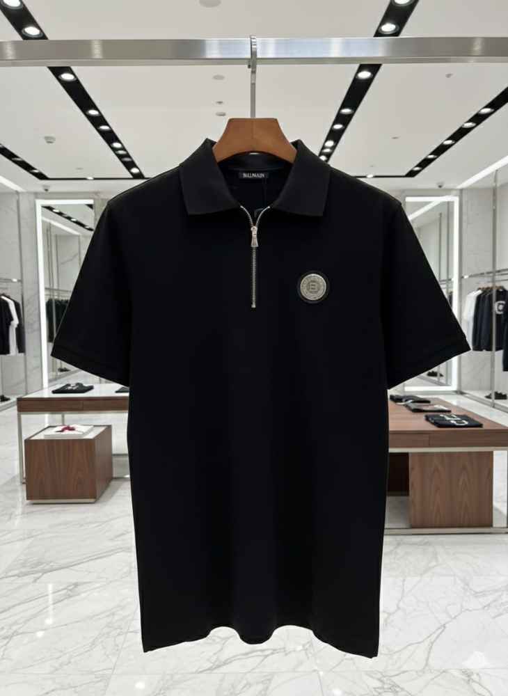Balmain Black Premium Quality T-shirt-2