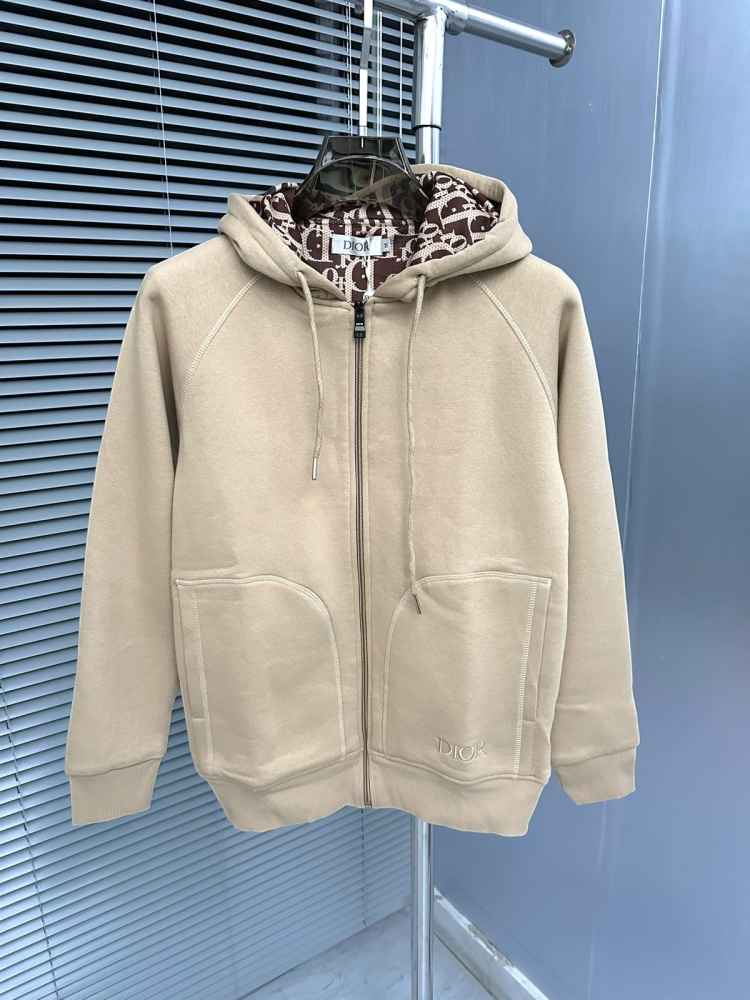 Dior Cream Oblique Premium Quality Zipper-thumb-2