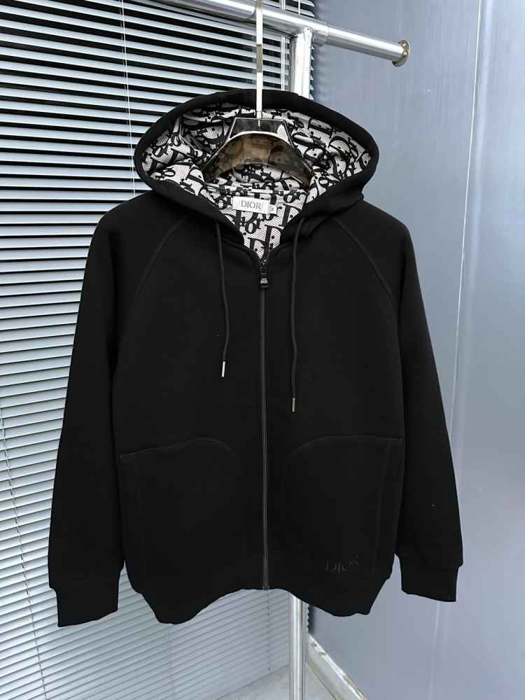 Dior Black Oblique Premium Quality Zipper-2