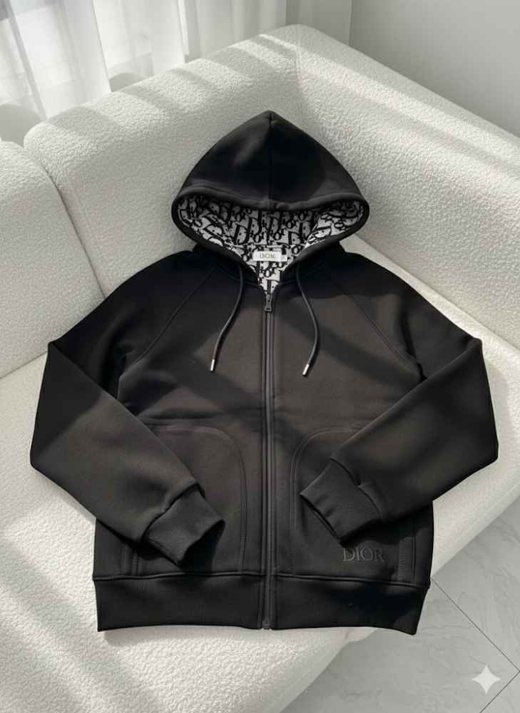 Dior Black Oblique Premium Quality Zipper-4
