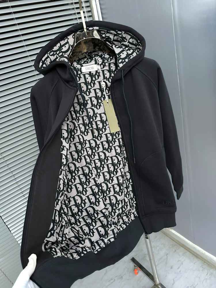 Dior Black Oblique Premium Quality Zipper-7