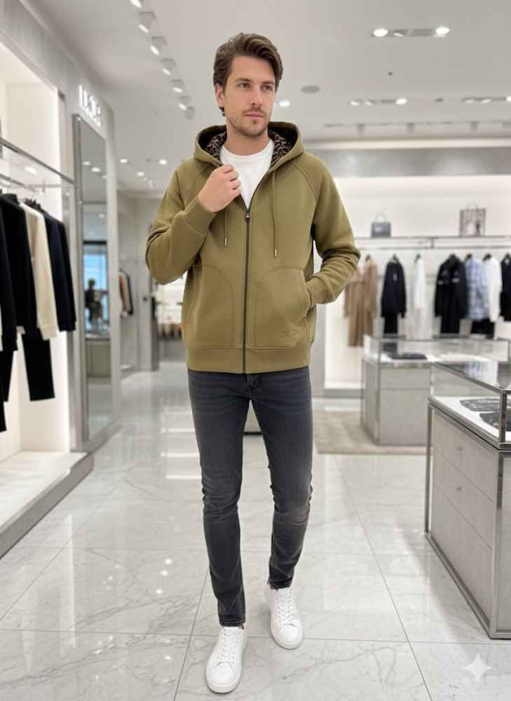 Dior Green Oblique Premium Quality Zipper-thumb-1