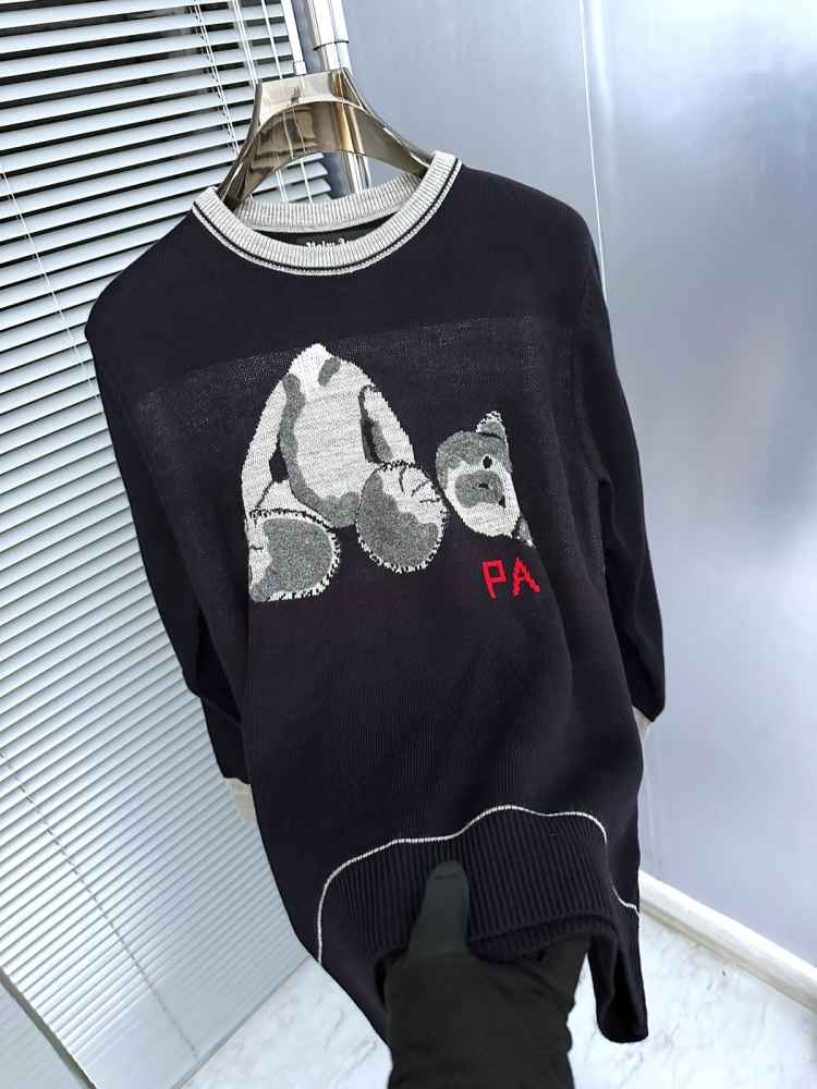 Palm Angels Black High-End Authentic Quality Pullover-1