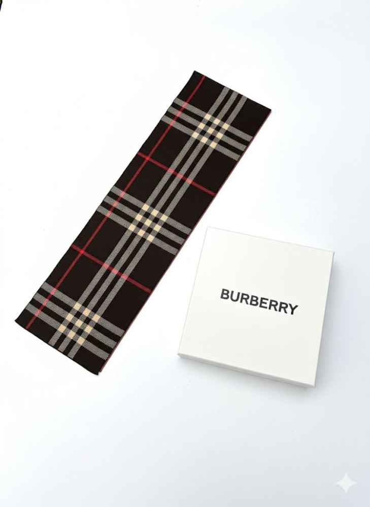 Burberry Check Cashmere Black Premium quality Stole-2