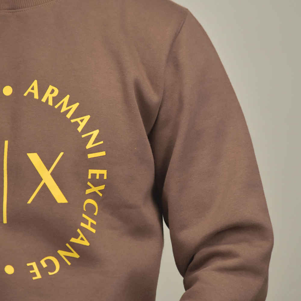 Armani Exchange Brown Premium Quality Sweatshirt-thumb-4