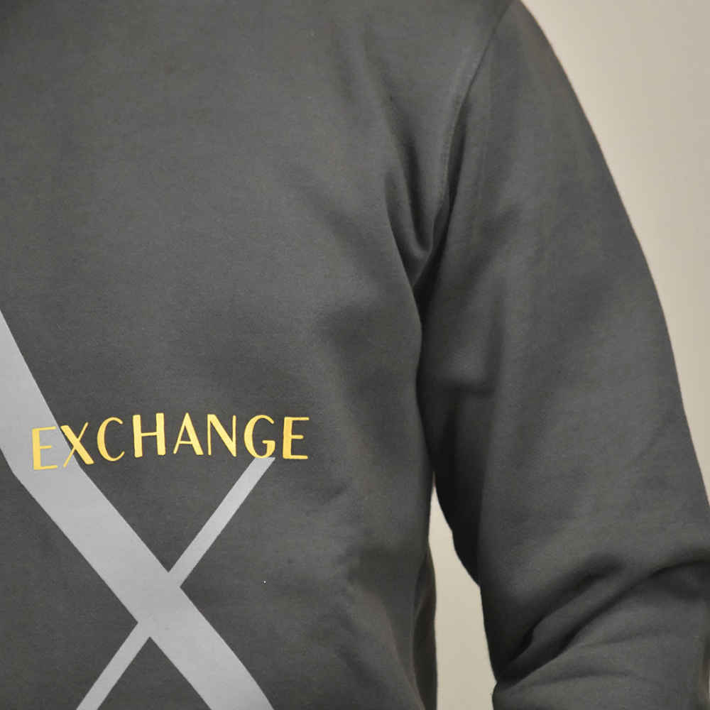 Armani Exchange Black Premium Quality Sweatshirt-thumb-4