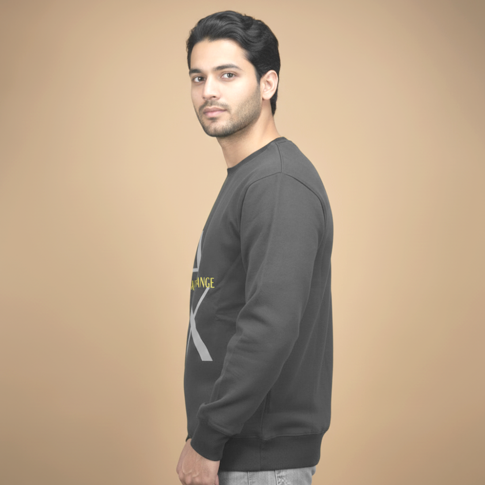 Armani Exchange Black Premium Quality Sweatshirt-thumb-2