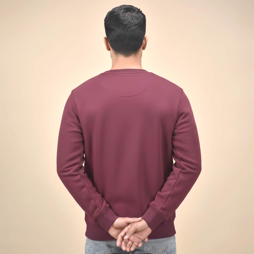 Armani Exchange Wine Premium Quality Sweatshirt-thumb-3