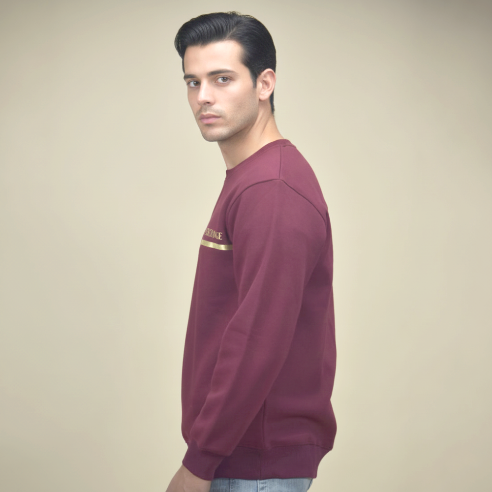 Armani Exchange Wine Premium Quality Sweatshirt-thumb-2