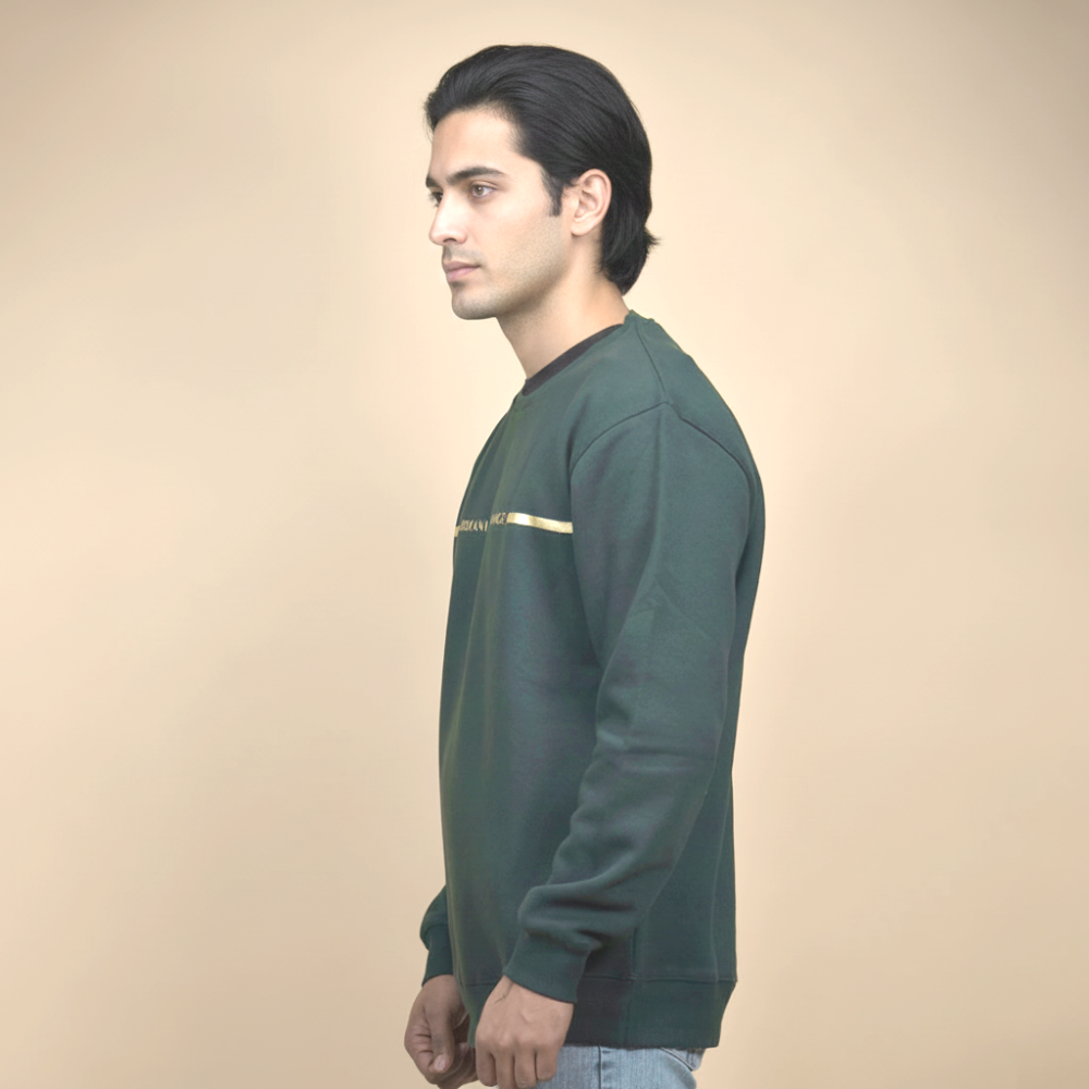 Armani Exchange Dark Green Premium Quality Sweatshirt-2