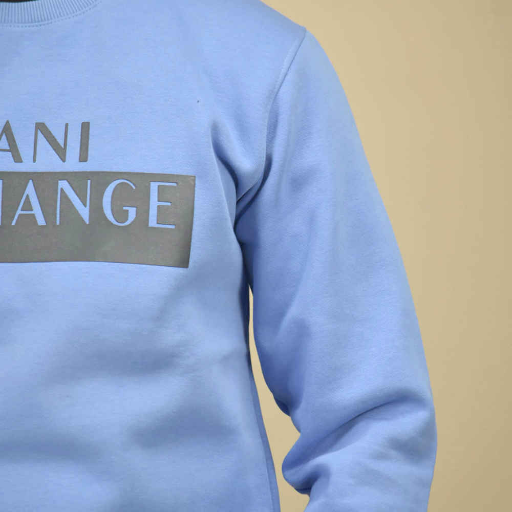 Armani Exchange Blue Premium Quality Sweatshirt-4
