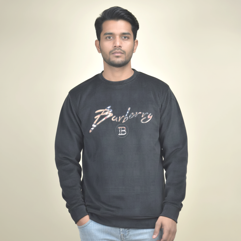 Burberry Black Premium Quality Sweatshirt-thumb-1