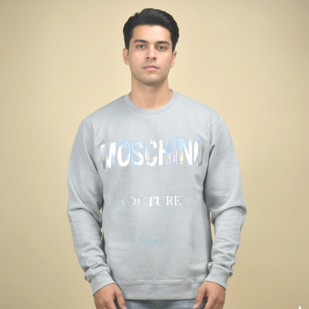 Moschino Grey Premium Quality Sweatshirt-1