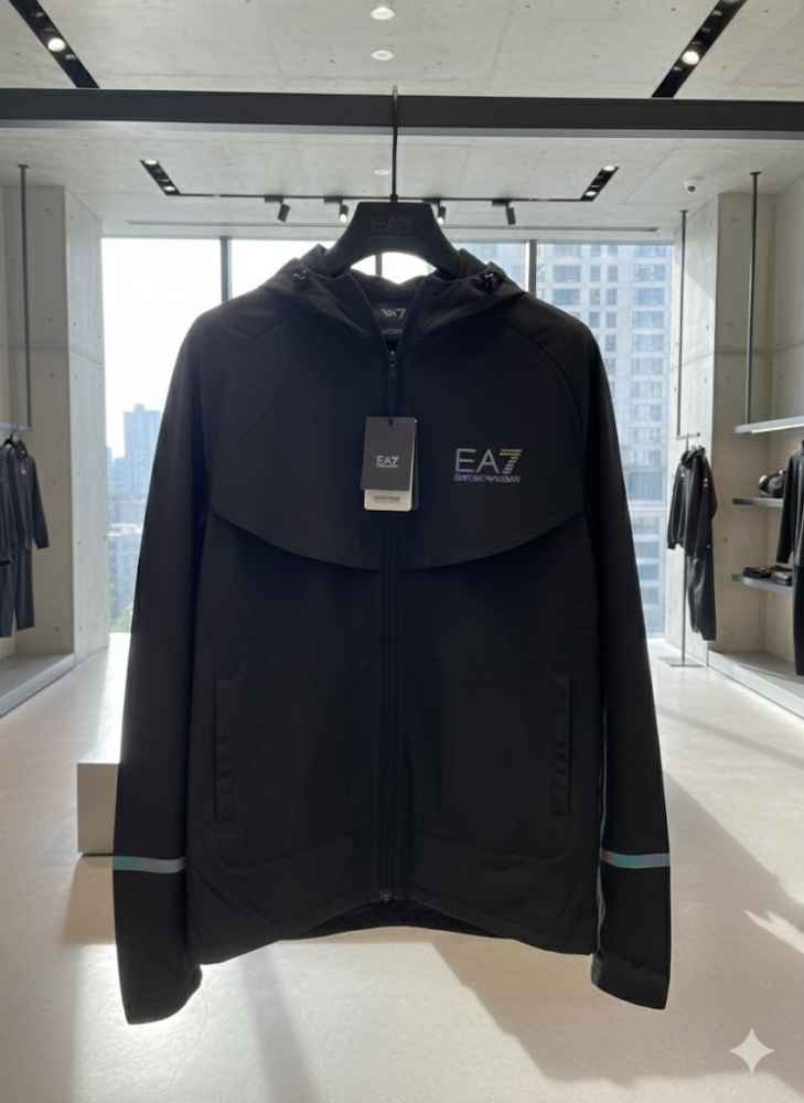 Emporio Armani Black Premium Quality Jacket-thumb-5