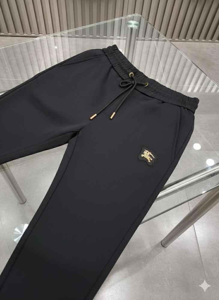 Burberry Black Premium Quality Warm Track Pant-3