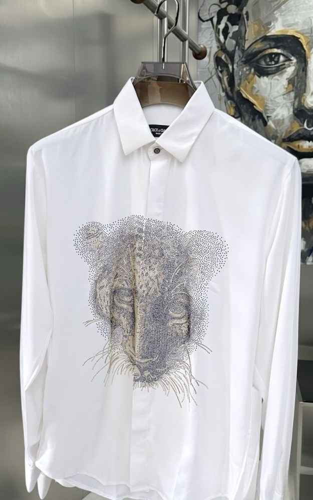 Dolce & Gabbana Japanese Stretch White Premium Shirt-1
