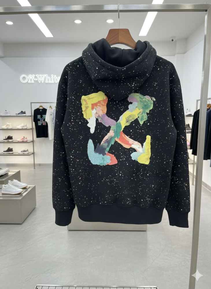 Off White Black Premium Quality Hoodie-thumb-5