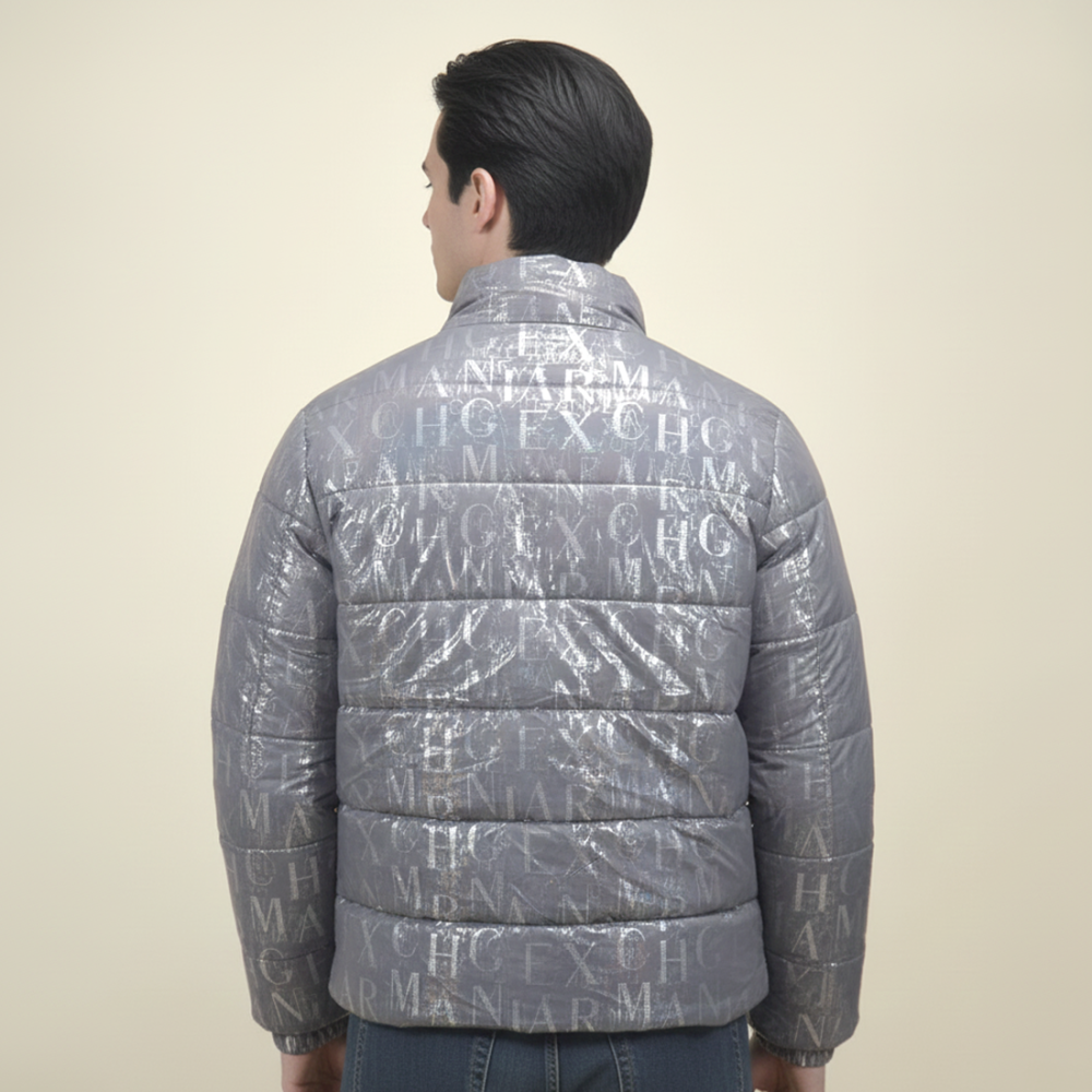Armani Exchange Grey Premium Quality Jacket-3