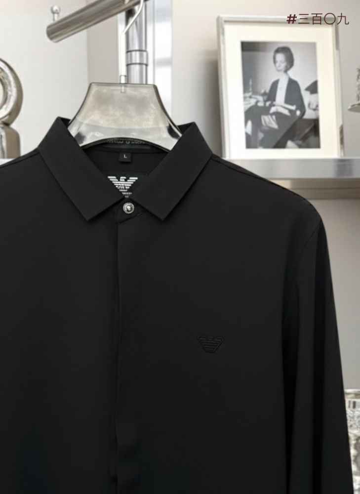 Armani Exchange Black Premium Quality Cotton Shirt-1