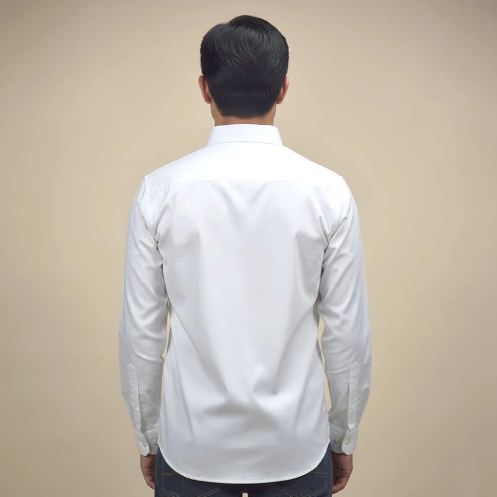 Burberry TB Embroidery White Cotton Shirt-3