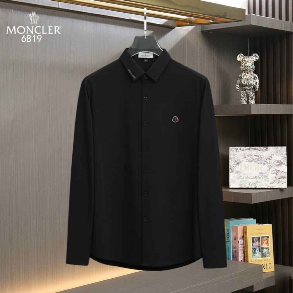 Moncler Black Pemium Quality High End Authentic Shirt-1