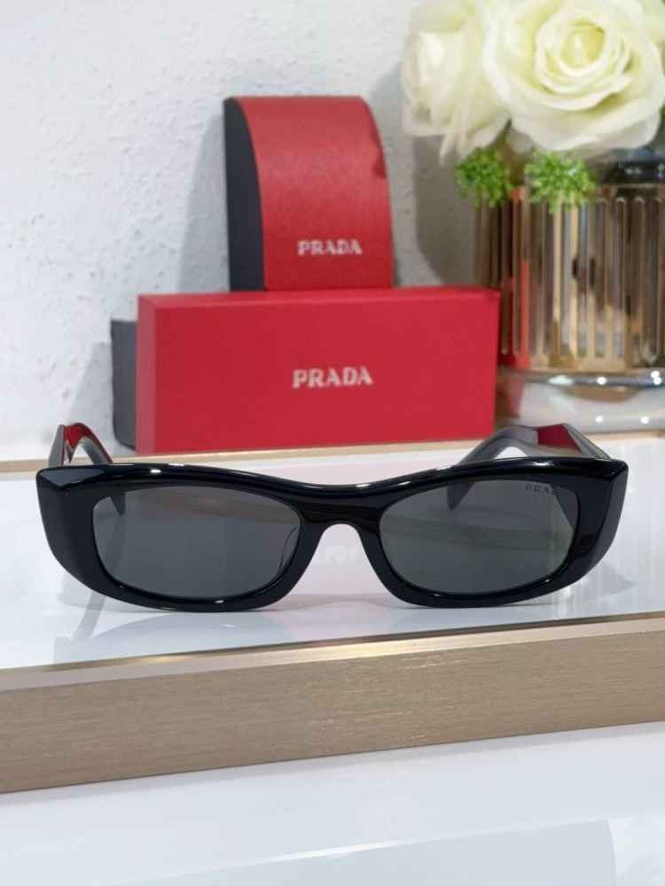 Prada 18W Black Luxury Women's Sunglasses-thumb-2