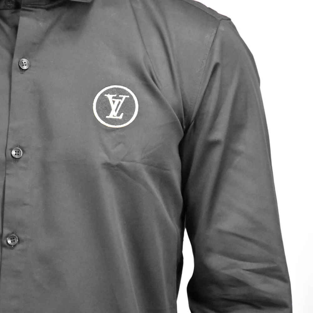 Louis Vuitton Black Premium Quality Shirt-4