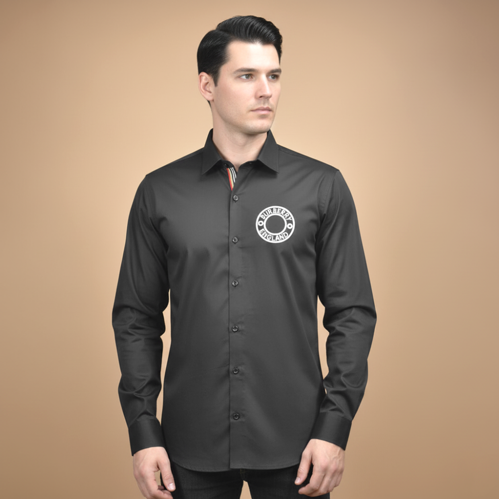 Burberry Black Premium Quality Shirt-1