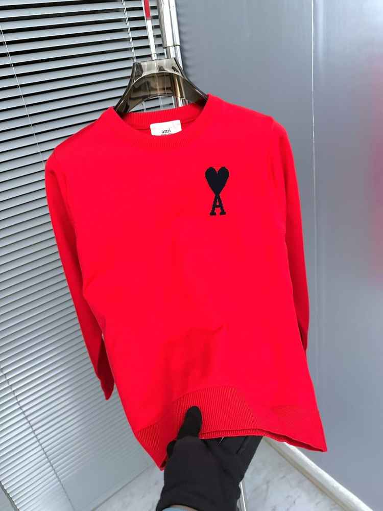 Ami Red Premium Quality Sweatshirt-thumb-2