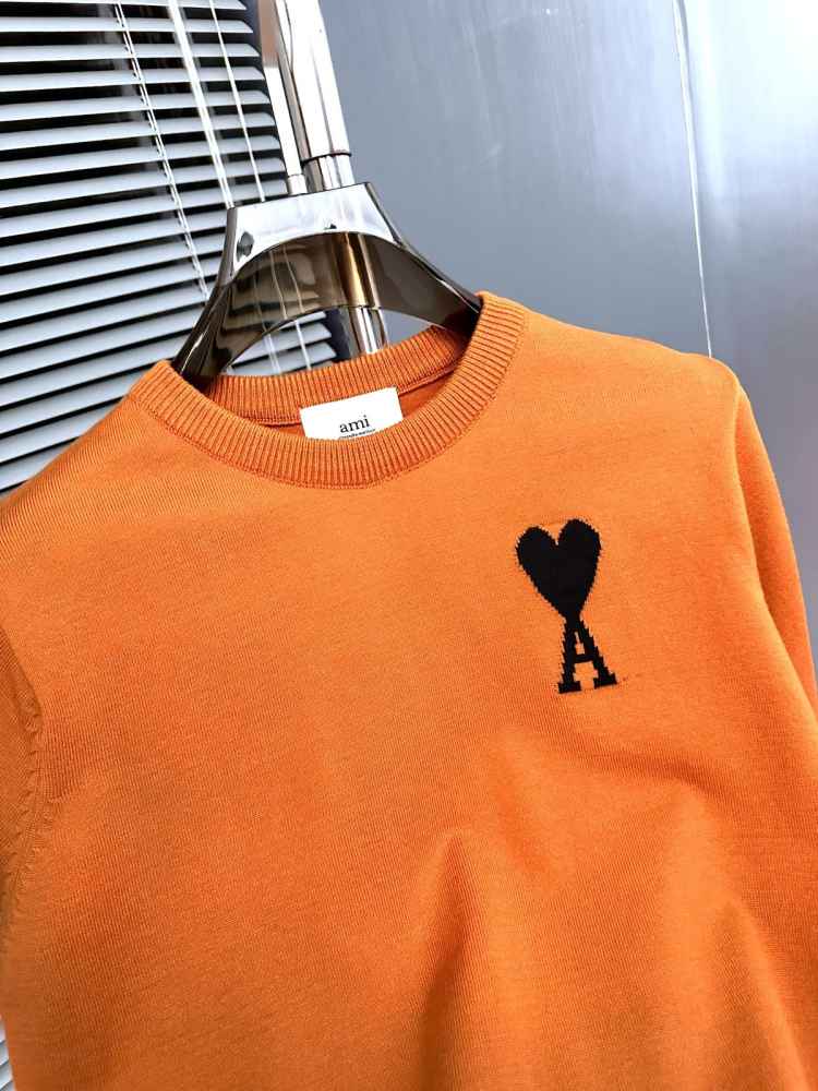 Ami Orange Premium Quality Sweatshirt-2