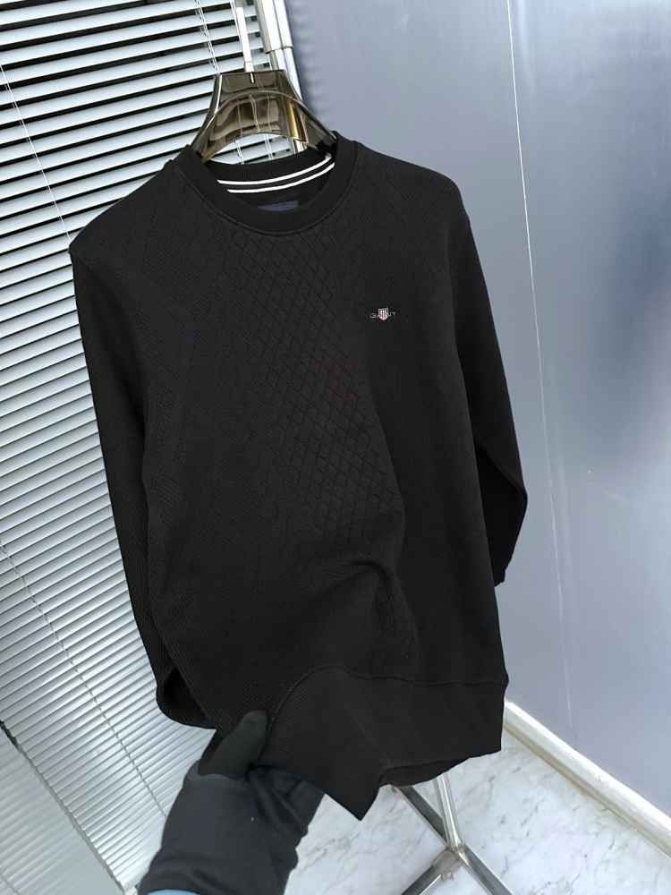 Gant Black Premium Quality Sherpa Sweatshirt-thumb-3