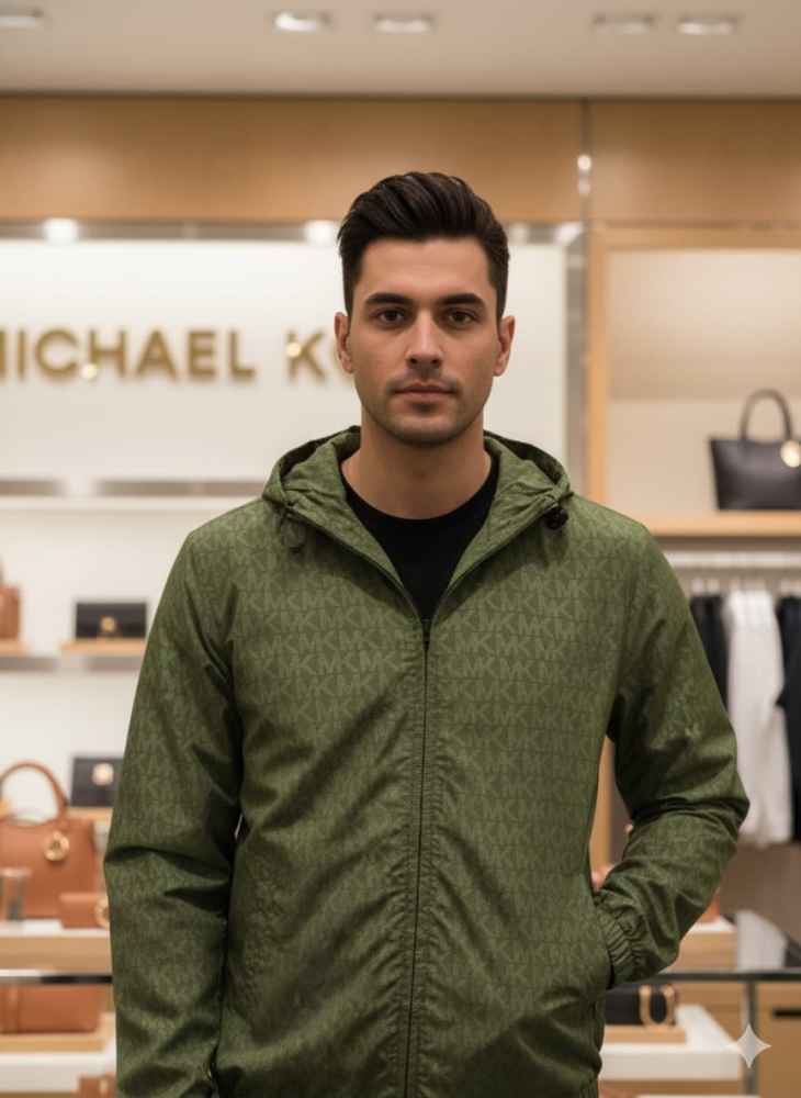 Michael kors Green Oblique Premium Quality Zipper-thumb-2