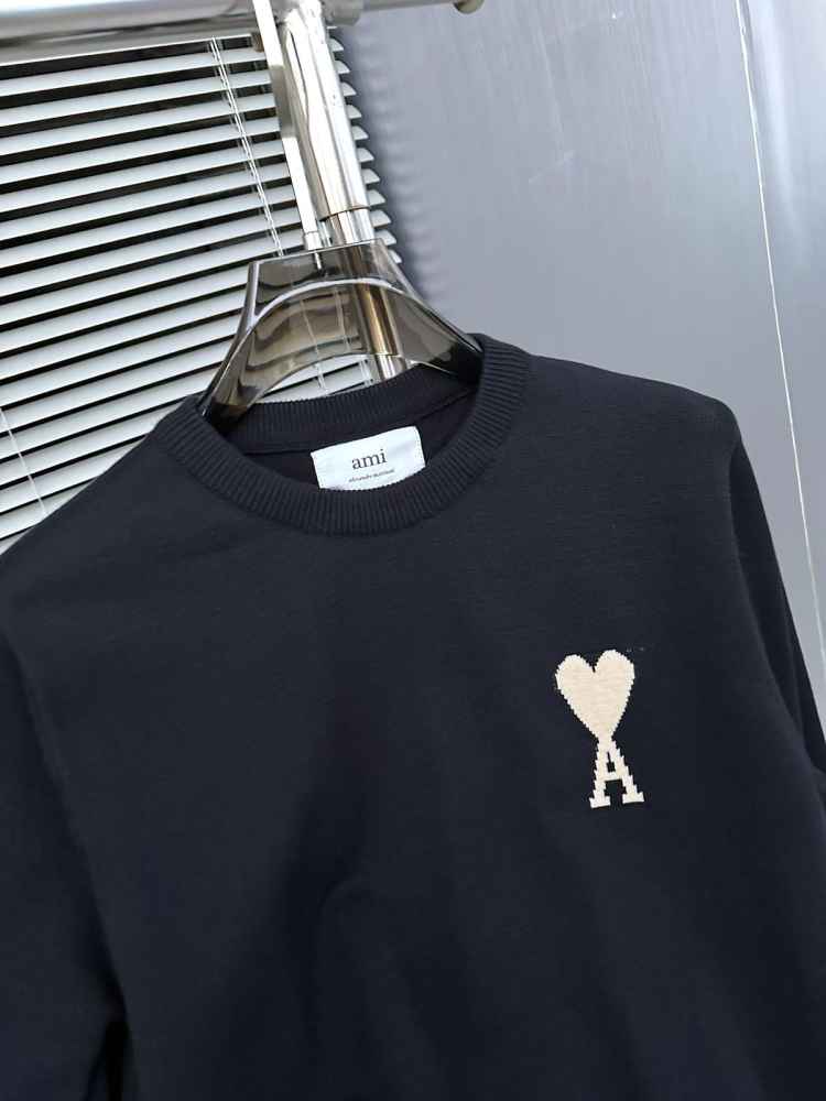 Ami Paris Blue Premium Quality Luxury Sweatshirt-thumb-2