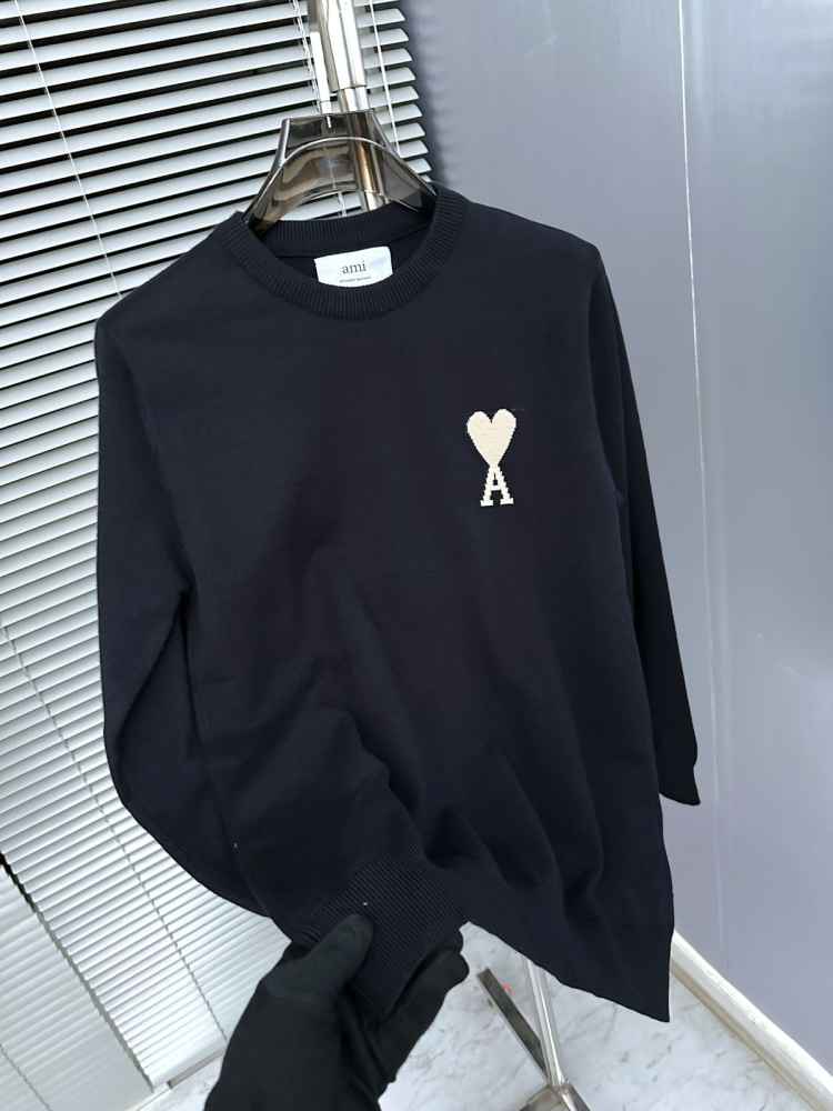 Ami Paris Blue Premium Quality Luxury Sweatshirt-thumb-1