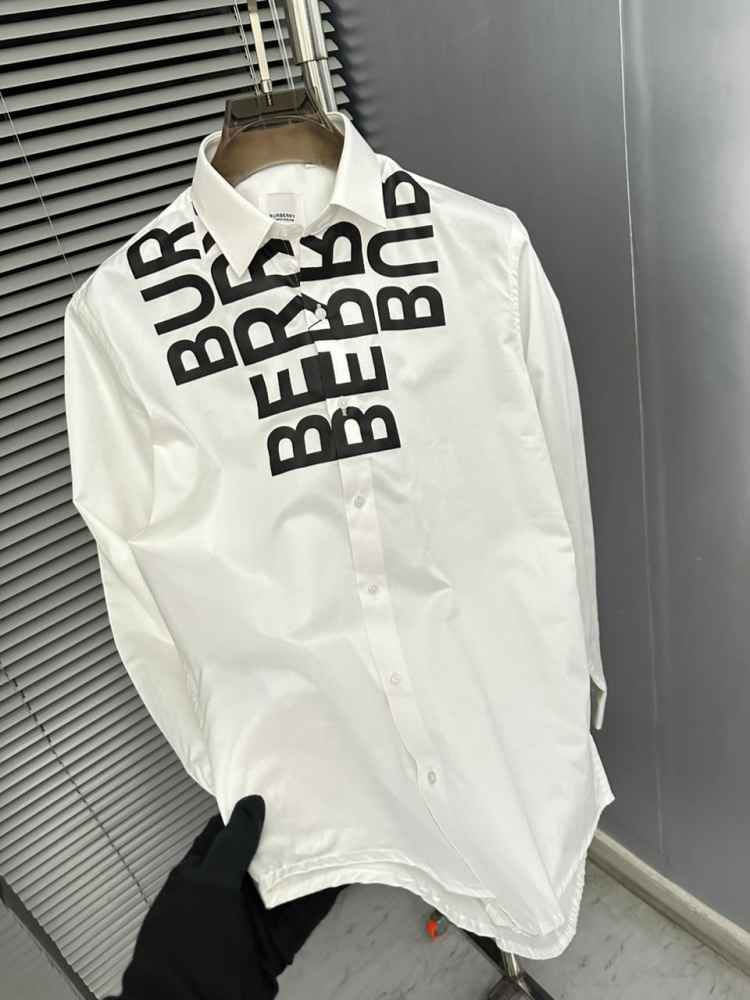 Burberry White Premium Quality Shirt-3
