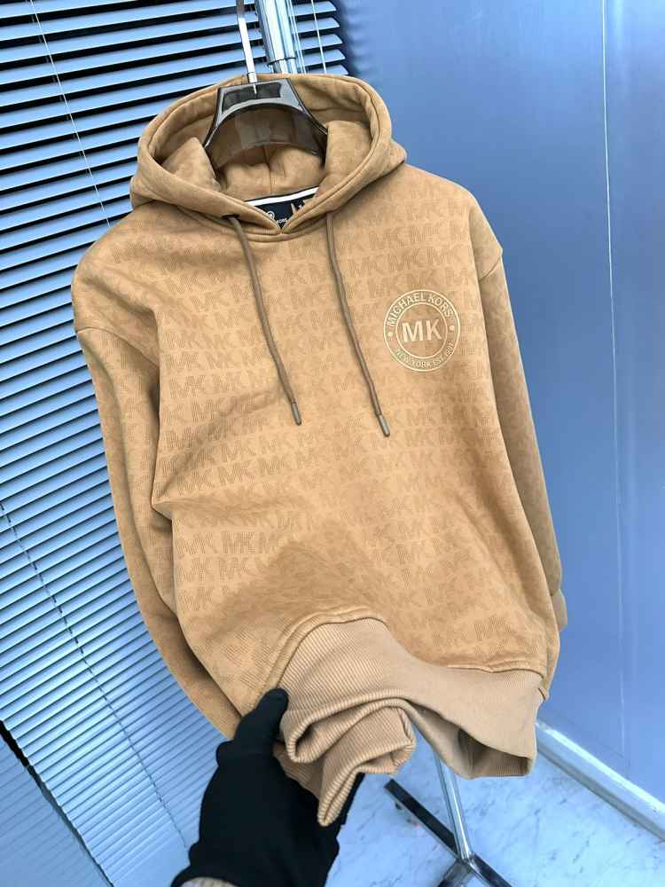Michael Kors Brown Premium Quality Hoodie-thumb-3