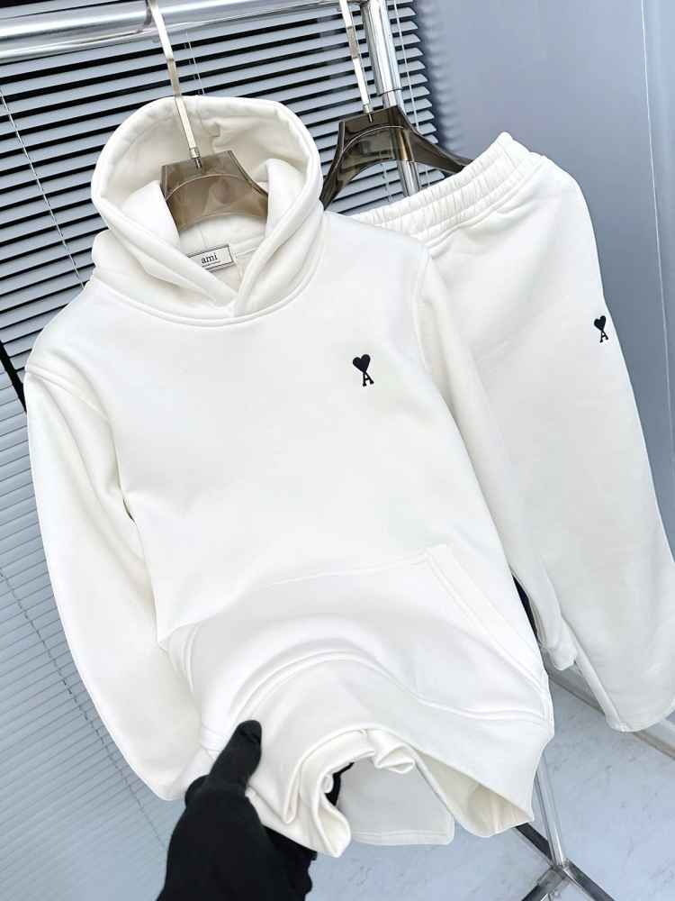 Ami White Premium Quality high End Authentic Track Suit-2