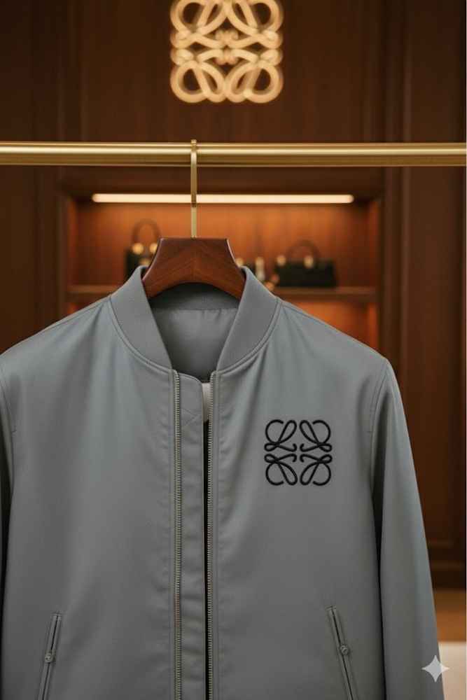 Loewe Grey Oblique Premium Quality Zipper-thumb-2