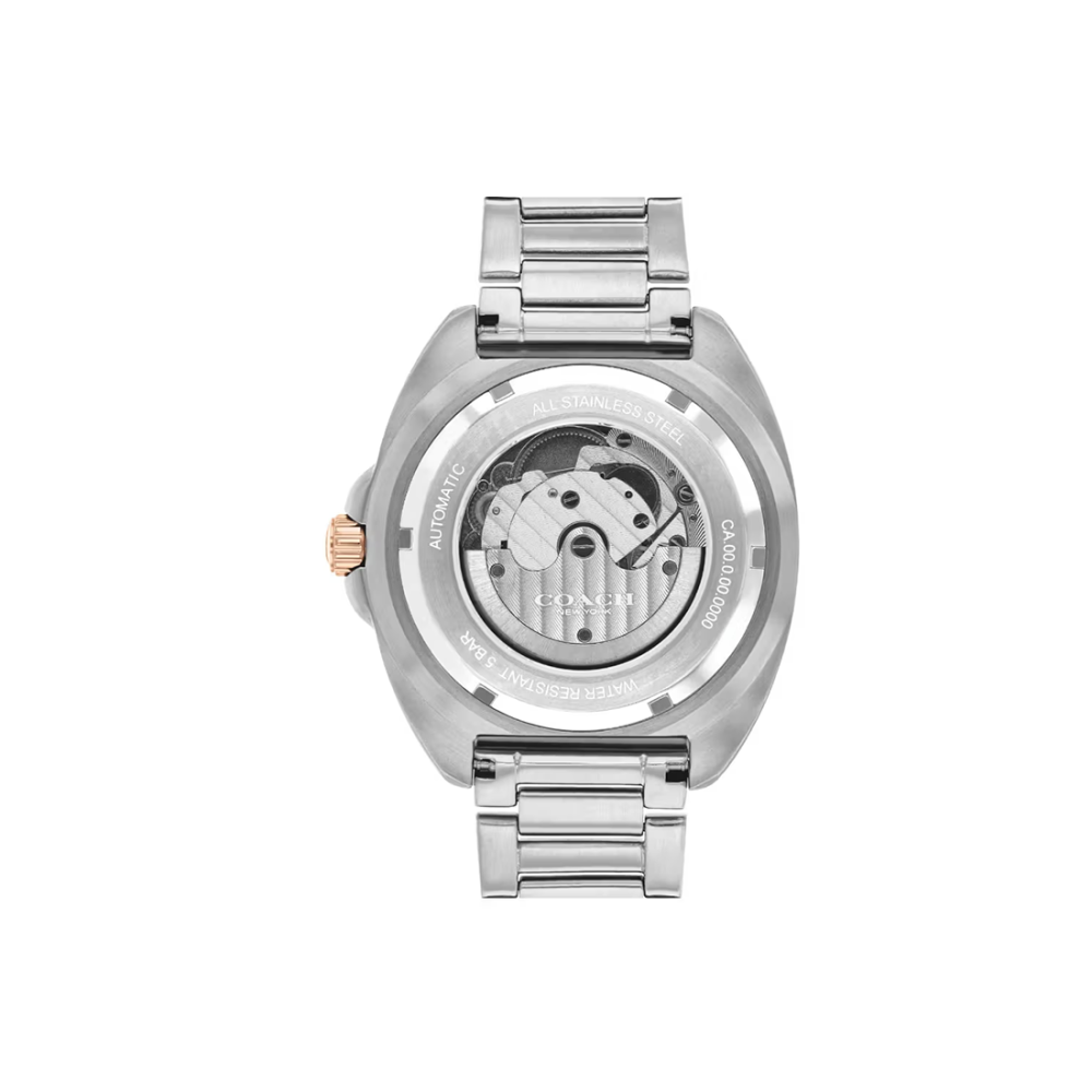 Coach Charter Dual-Tone Automatic Blue Dial Watch 14602729-2