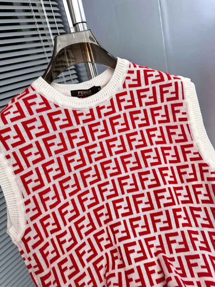 Fendi Red Authentic Premium Quality Pullover-3