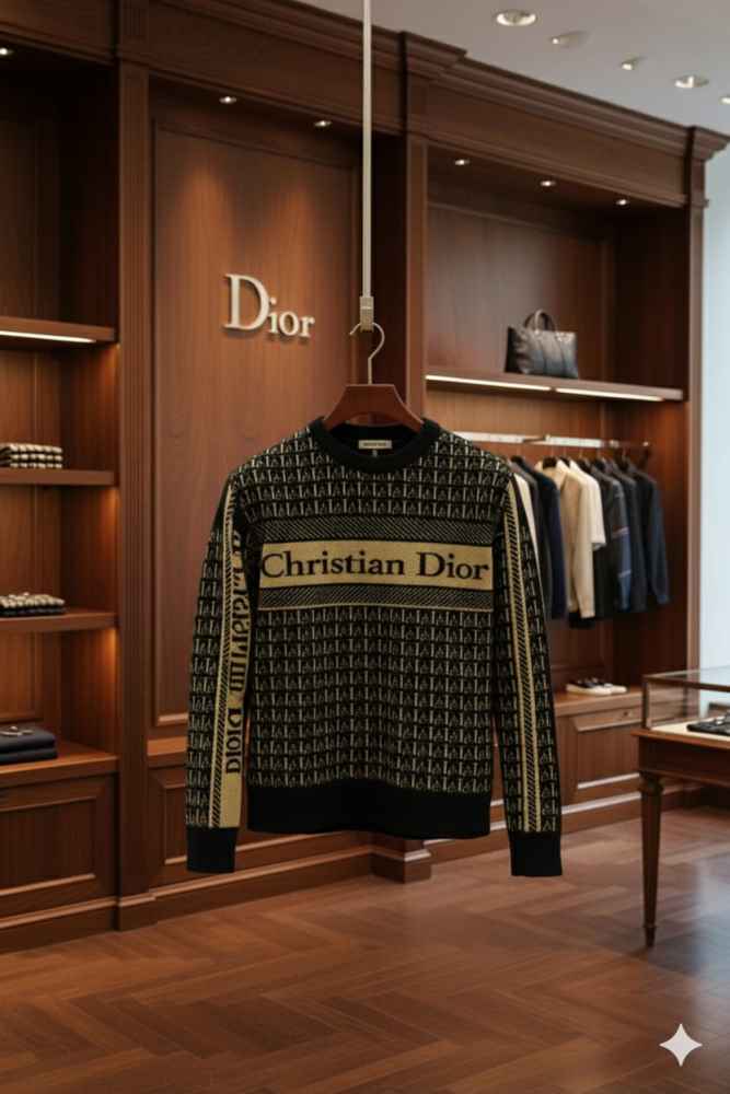 Dior Black Premium Quality Pullover-thumb-3