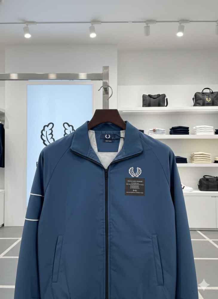 Fred Perry Blue Oblique Premium Quality Zipper-4