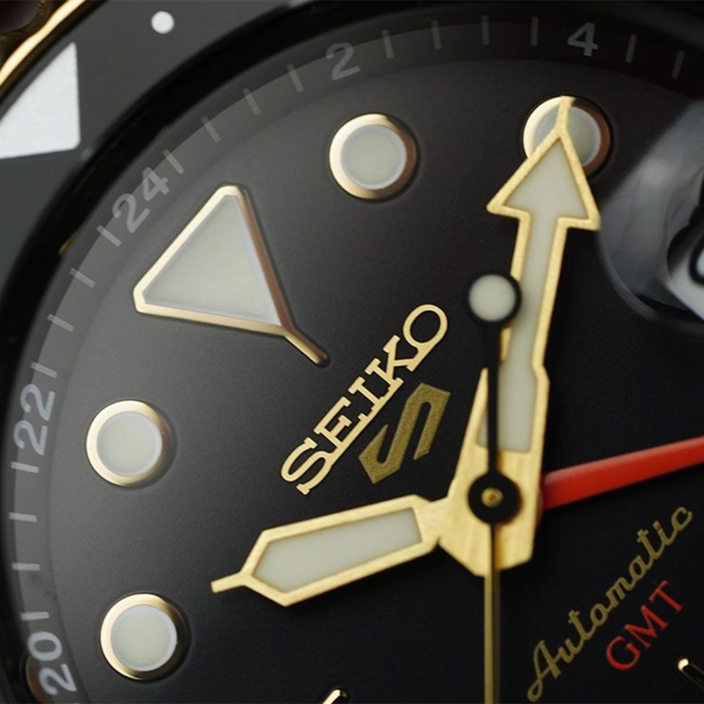 Seiko 5 Sports SKX GMT in Mocha Black Dial Watch - SSK036K1-2