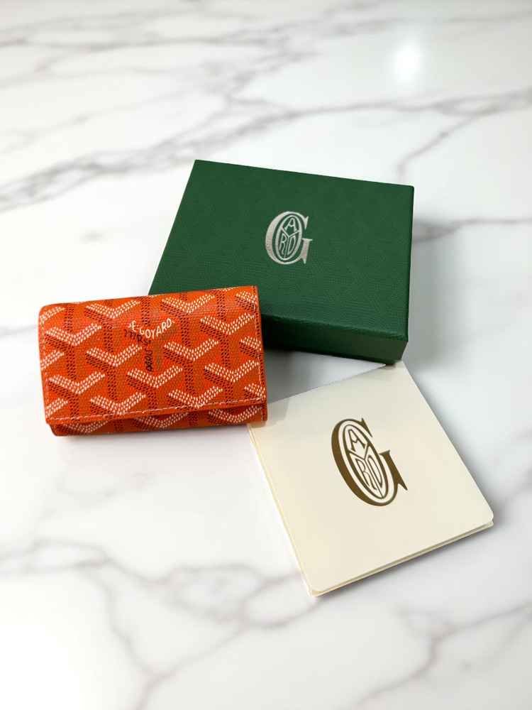 Goyard Orange Premium Key Holder Wallet-2