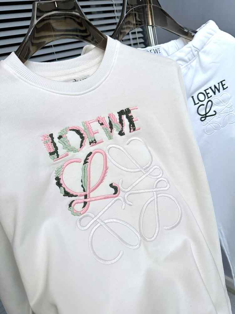 Loewe White Premium Quality Tracksuit-2