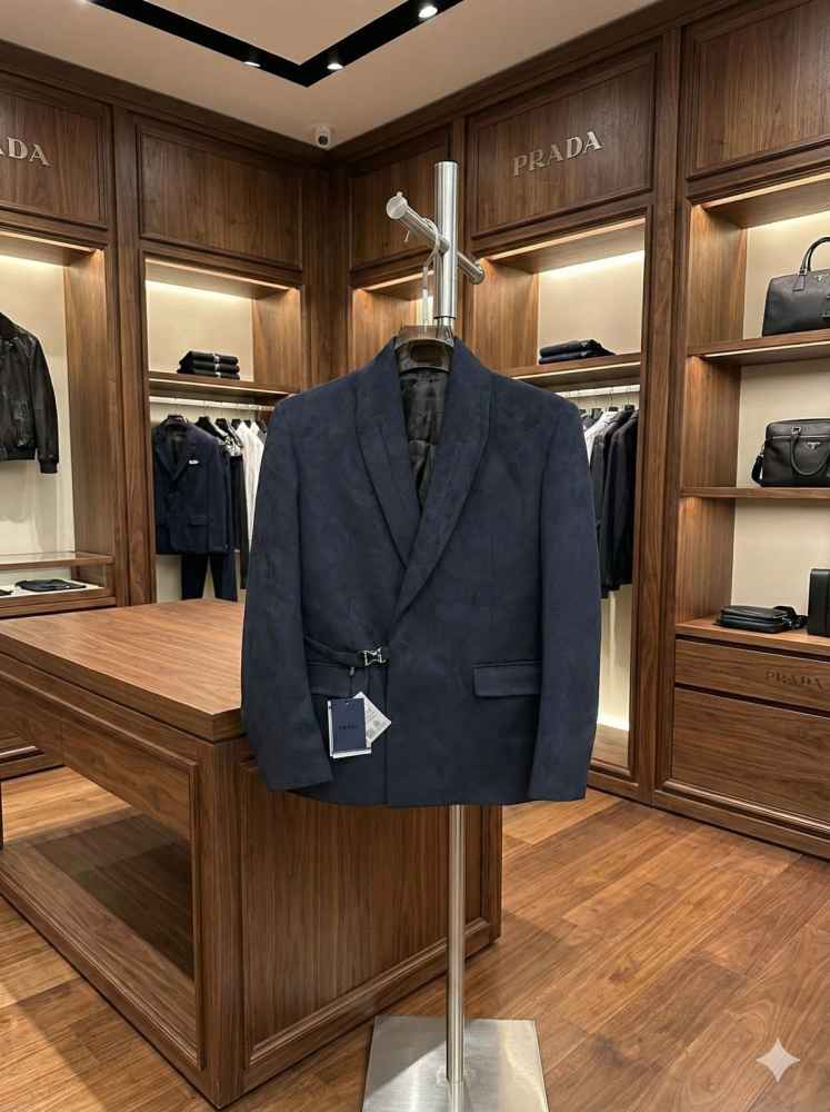 Prada Imported Blue Premium Quality Blazer-1