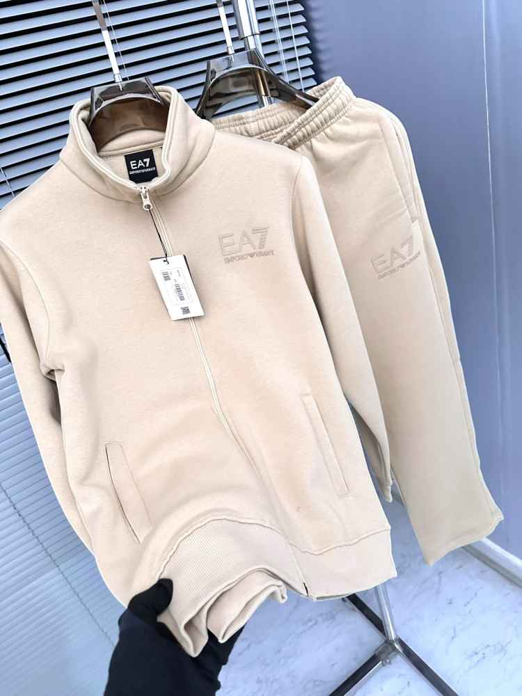 Emporio Armani Cream Premium Quality high End Authentic Track Suit-thumb-1