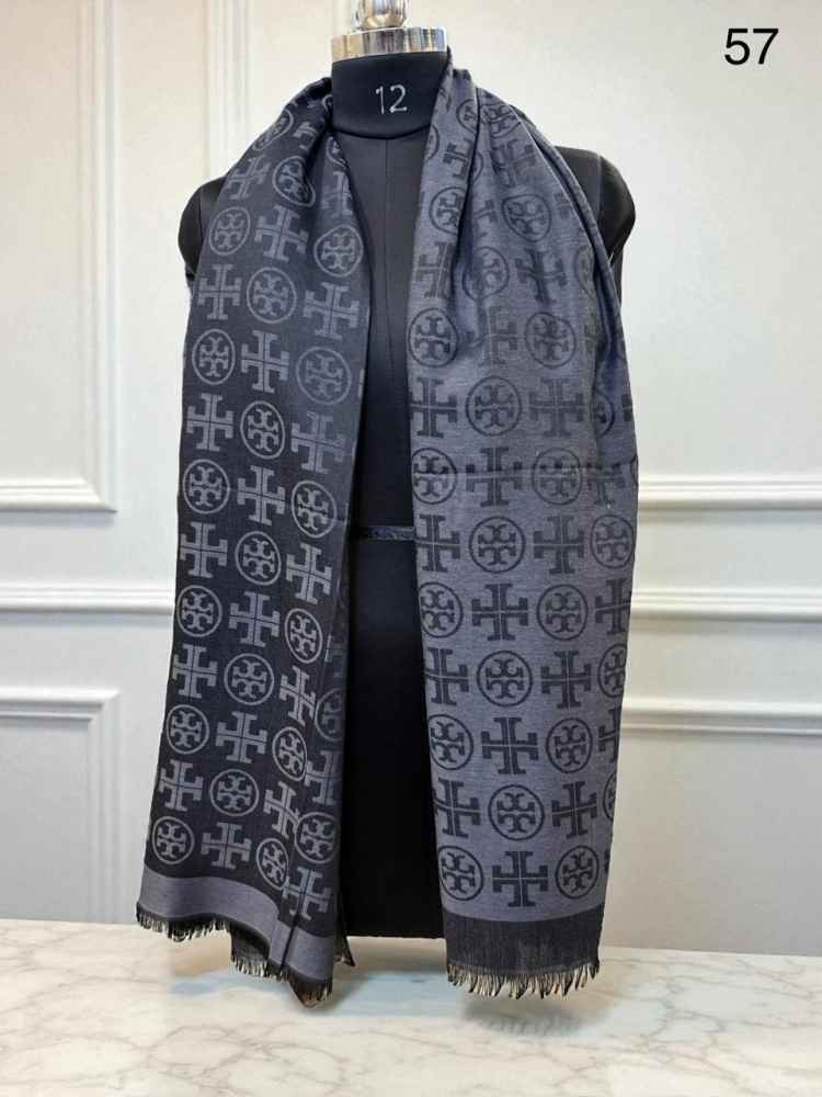 Tory Burch Designer Black Woollen Stole-1
