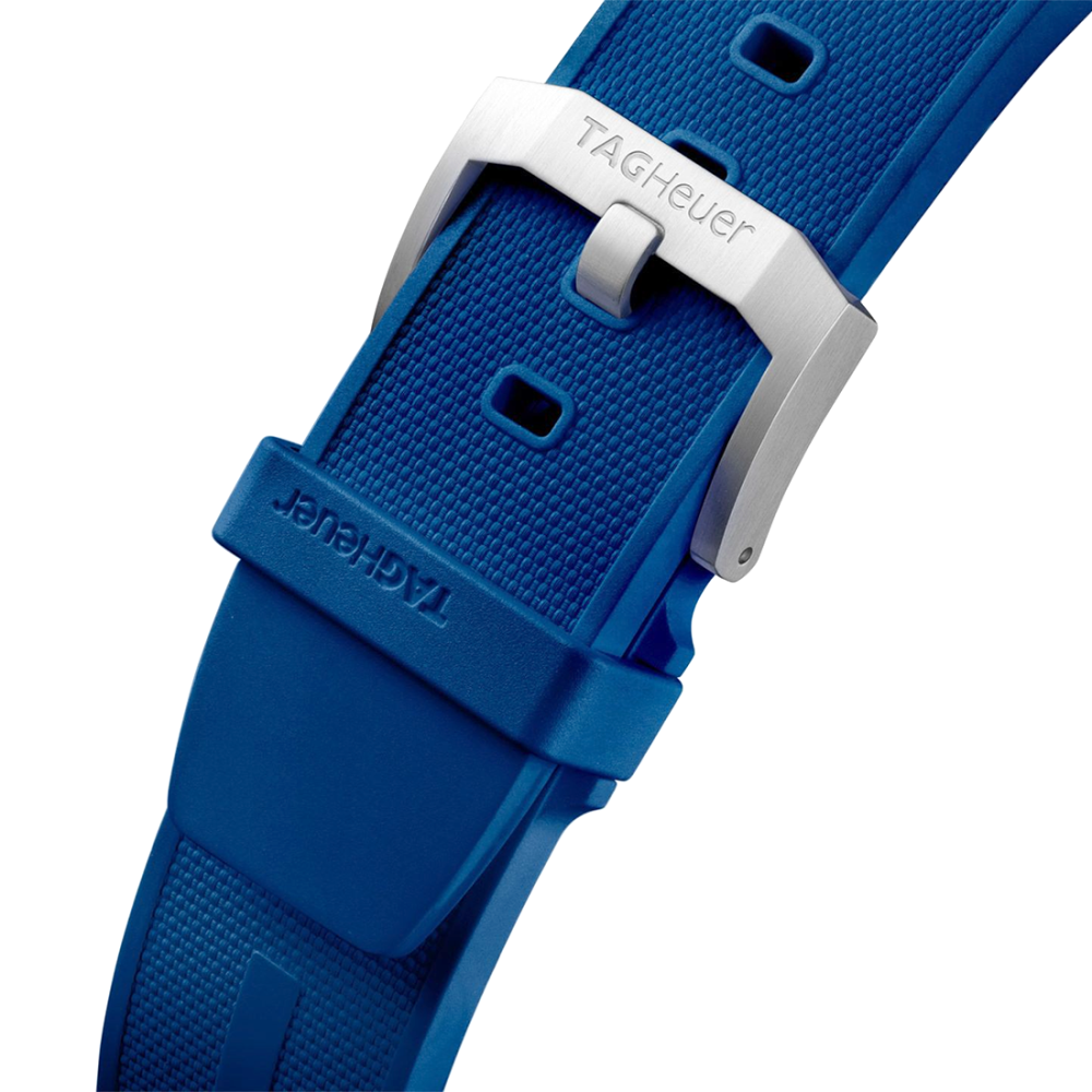 TAG Heuer Formula 1 Chronograph Blue Dial, Blue Rubber Strap Watch CAZ101AV.FT8077-5