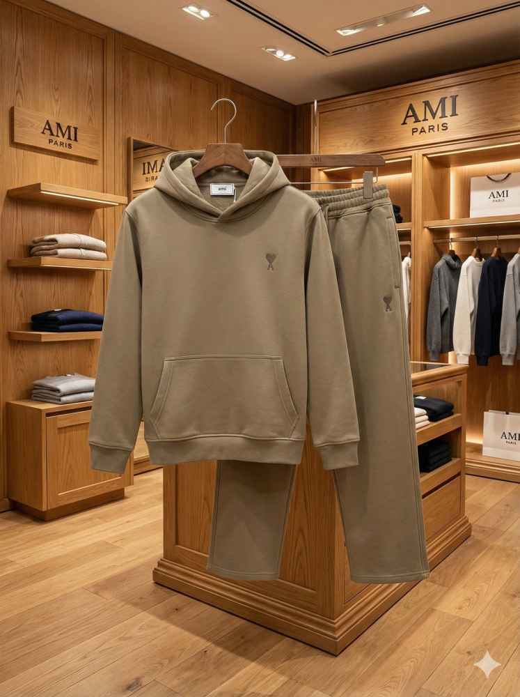 Ami Brown Premium Quality high End Authentic Track Suit-thumb-1